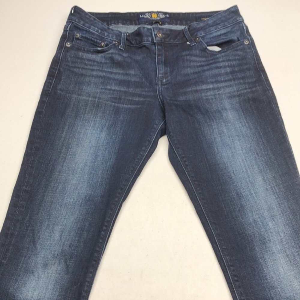 LIKE NEW VINTAGE LUCKY BRAND LOLITA SKINNY JEANS 6/28x29 🍀 - Picture 6 of 12